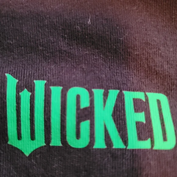 Divided Wicked Black T Shirt Glinda Size L - Picture 7 of 9